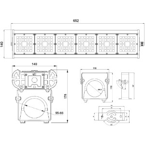 Прожектор уличный Галеон 61 CB-C0313044