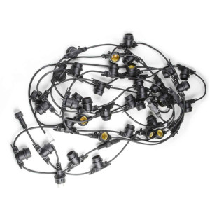 Гирлянда  UDL-K110 40/E27/10M IP65 BLACK BELT-LIGHT