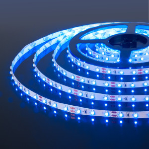 Светодиодная лента 12V 4,8W Лента светодиодная 12V 4,8W 60Led 2835 IP20 синий, 5м