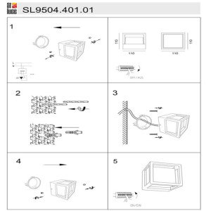Настенный светильник уличный Alceno SL9504.401.01