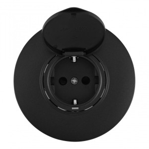 Розетка SET08-1 SET08-1-41-1 black