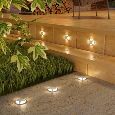 Встраиваемый светильник уличный Step 3 MRL LED 1106 белый